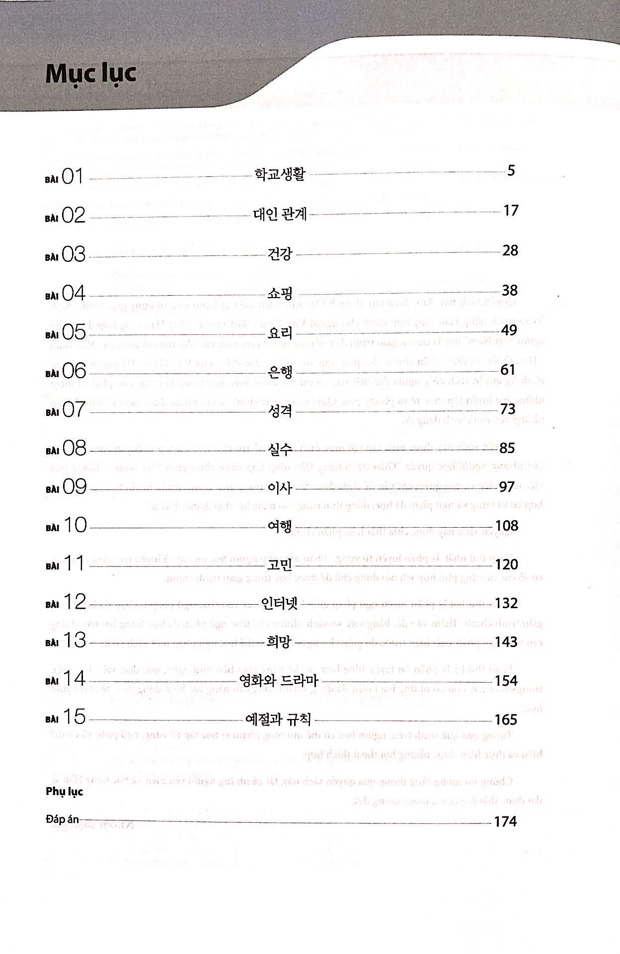 Bài Tập Tiếng Hàn Tổng Hợp Trung Cấp 3 (Phiên Bản Mới)