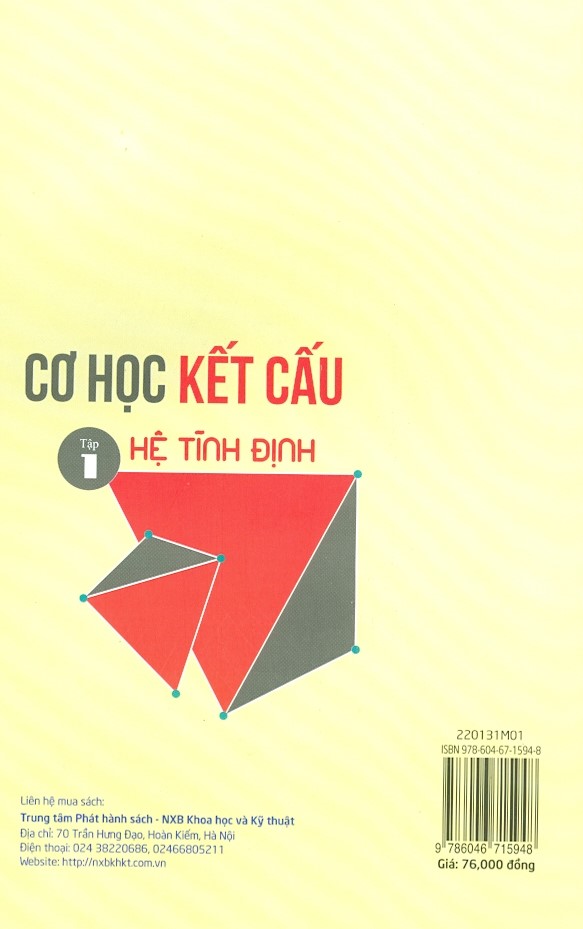 Cơ Học Kết Cấu - Tập 1 - Hệ Tĩnh Định