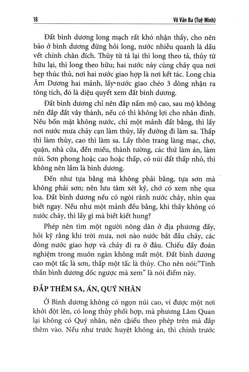 Quyết Địa Tinh Thư - Bình Dương Địa Lý Đại Toàn