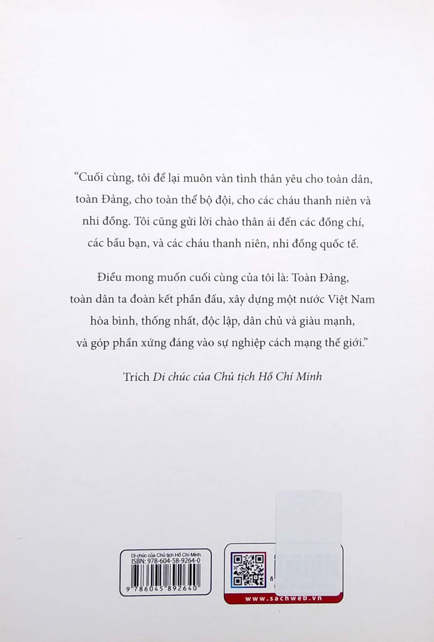 Di Chúc Của Chủ Tịch Hồ Chí Minh