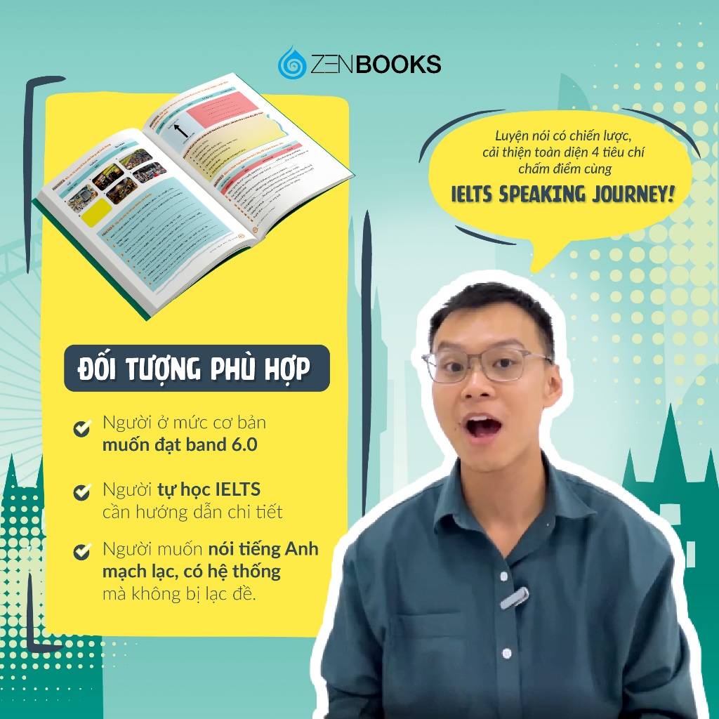 Combo Sách Giải Thích Ngữ Pháp Tiếng Anh + IELTS Speaking Journey – Speak Your Way to Band 6.0
