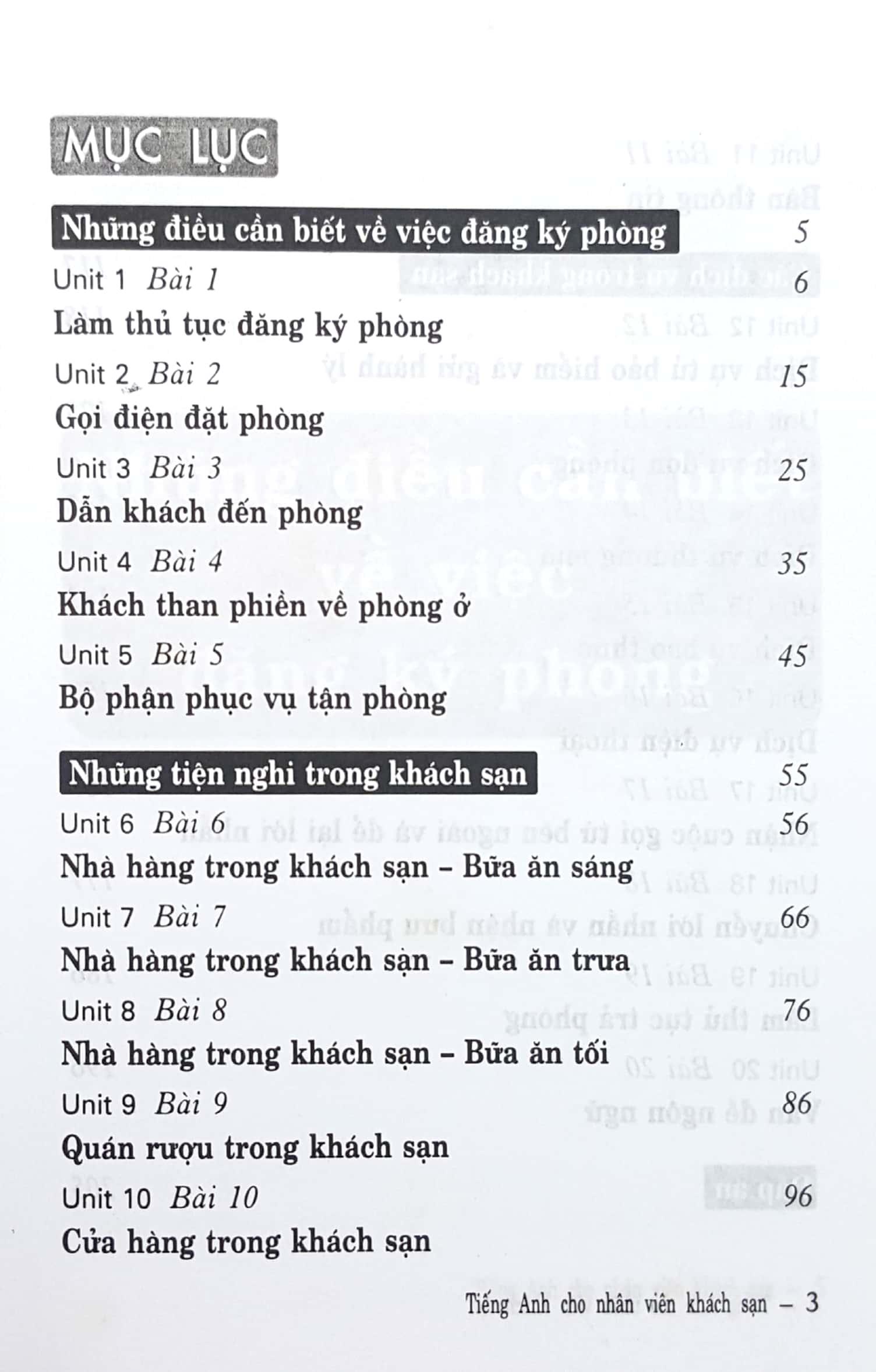 Tiếng Anh Cho Nhân Viên Khách Sạn - Sách Bỏ Túi