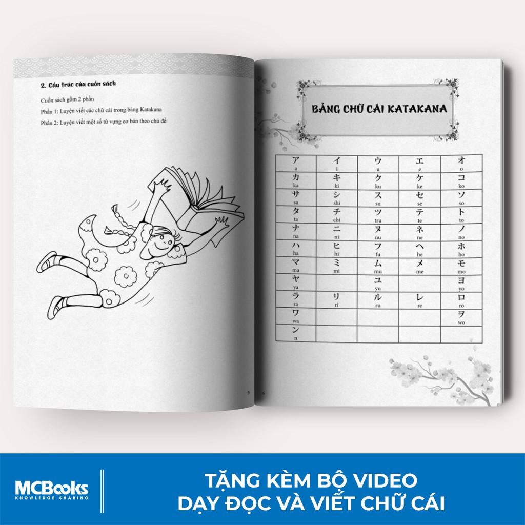 Tập Viết Tiếng Nhật Bảng Chữ Cái Katakana - Dành Cho Người Mới Bắt Đầu - Bản Quyền