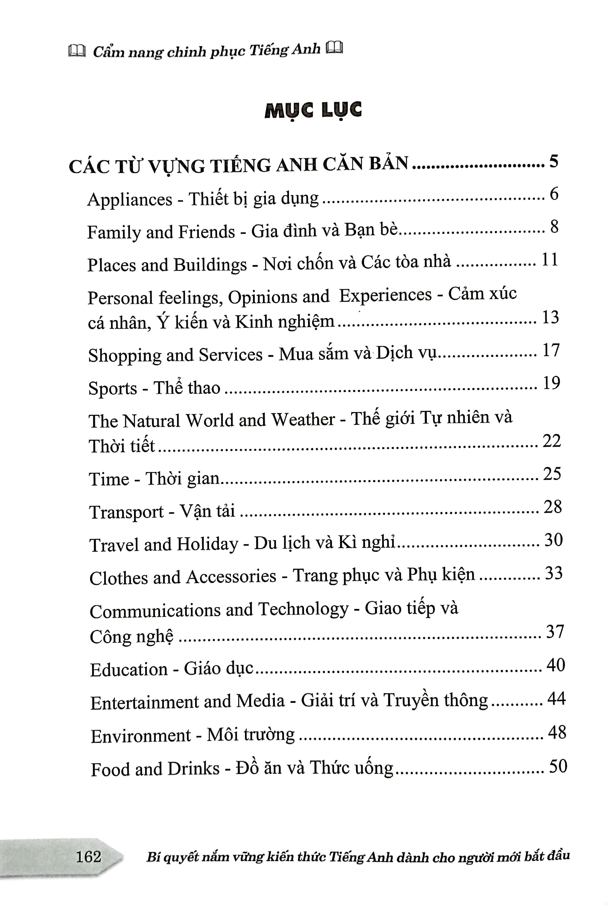 Sách - Cẩm Nang Chinh Phục Tiếng Anh - Bí Quyết Nắm Vững Kiến Thức Tiếng Anh Dành Cho Người Mới Bắt Đầu