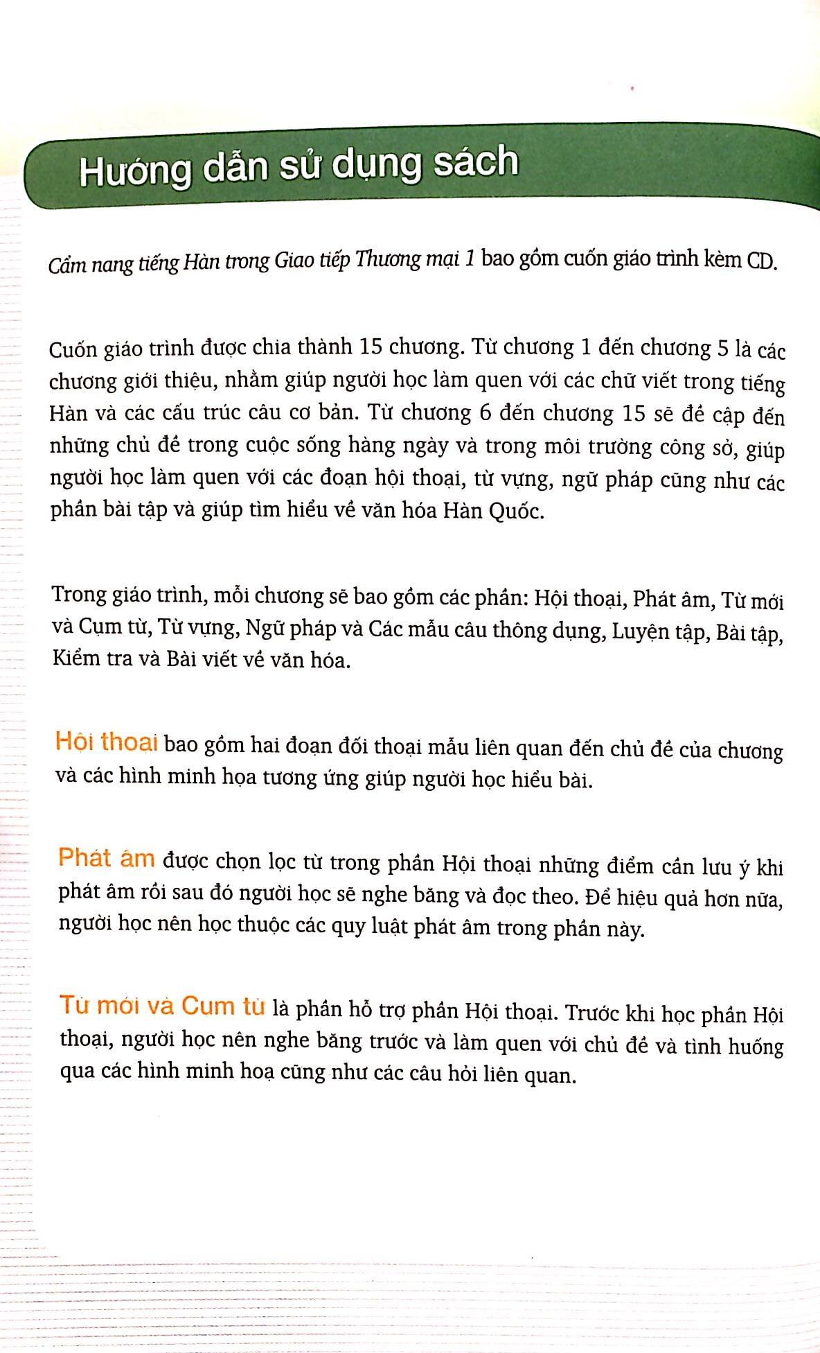 Cẩm Nang Tiếng Hàn Trong Giao Tiếp Thương Mại (Tập 1)
