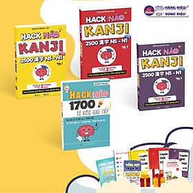 Combo Hack Não Kanji + Hack Não 1700 Từ Vựng Tiếng Nhật Giao Tiếp