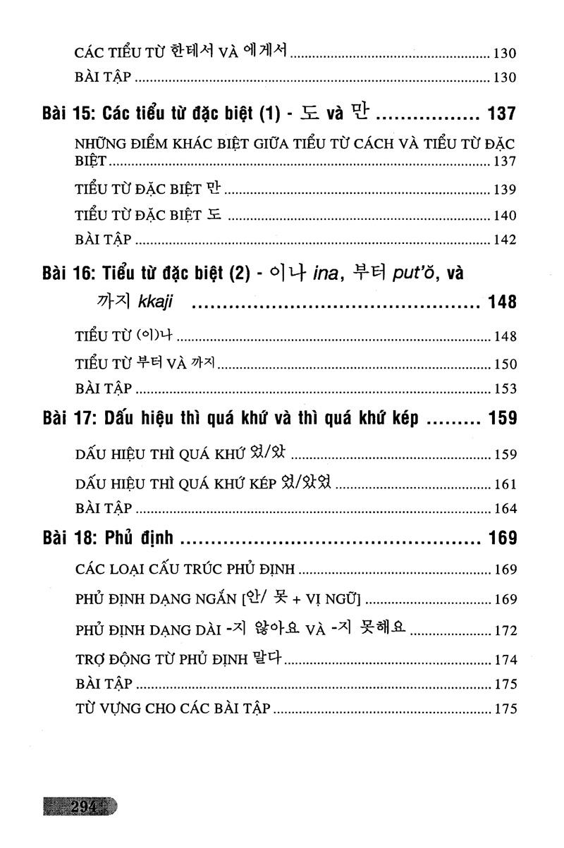Bài Tập Ngữ Pháp Tiếng Hàn (Trình Độ Căn Bản)