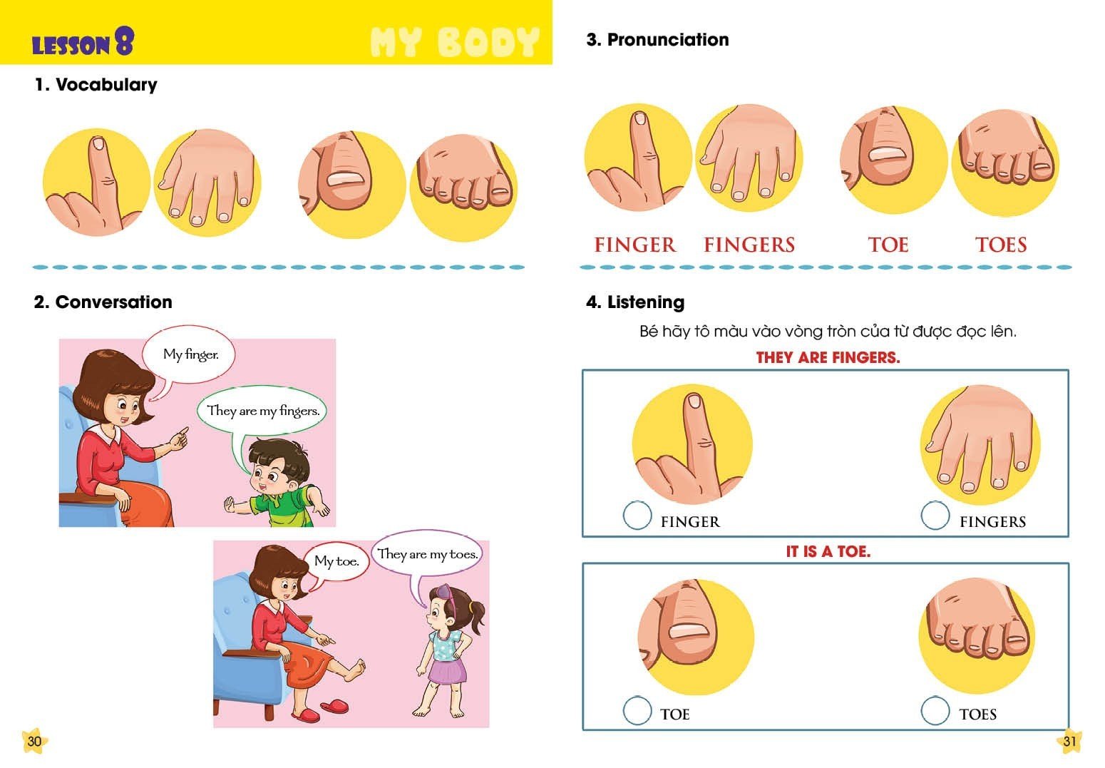 I Can My body - sách học tiếng Anh cho trẻ mầm non