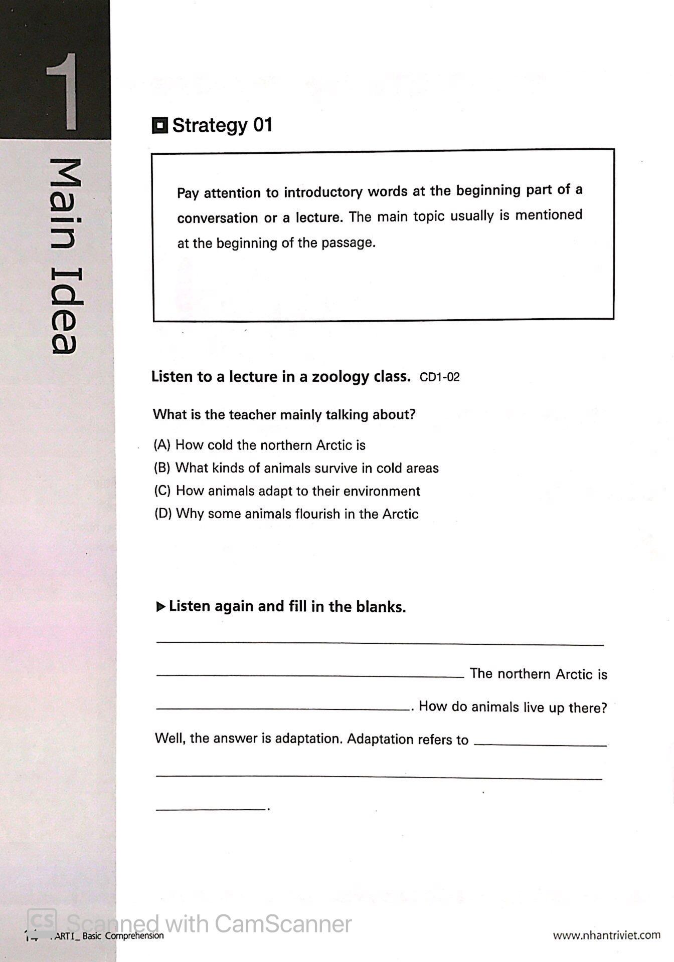 TOEFL iBT Activator Listening Advanced (Kèm CD)