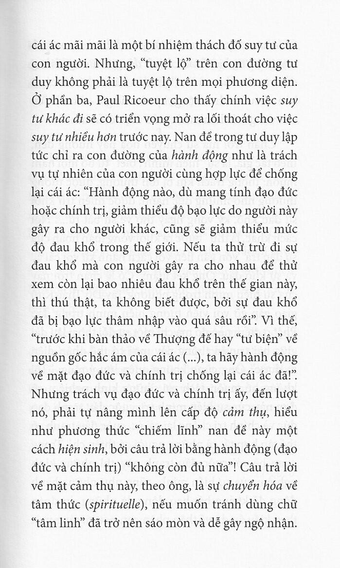 Cái Ác - Một Thách Thức Đối Với Tiết Học Và Thần Học