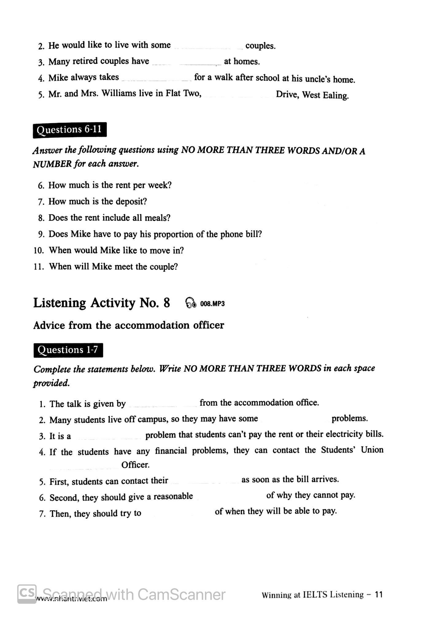 Winning At IELTS Listening (Kèm CD) (Tái Bản)