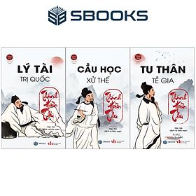 Sách - Combo 3 Boxset Cuốn Thánh Hiền Thư : Lý Tài + Cầu Học + Tu Thân (Bộ Sách Minh Triết Phương Đông) - Sbooks