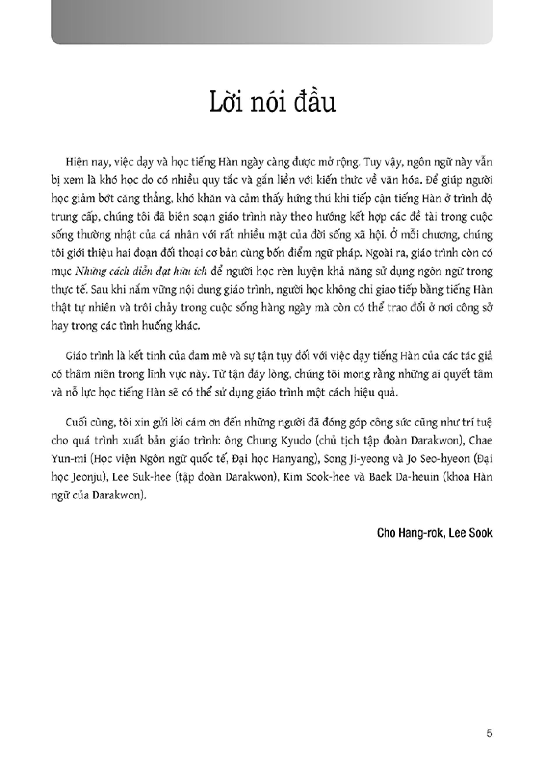 Tiếng Hàn Thực Hành (Tập 3) - Trình Độ Trung Cấp - Bài Học (Kèm file MP3)