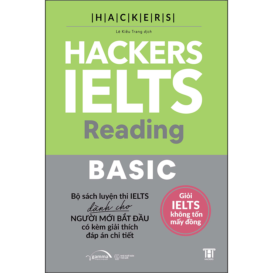Hackers IELTS Basic – Reading (*** Sách Bản Quyền ***)
