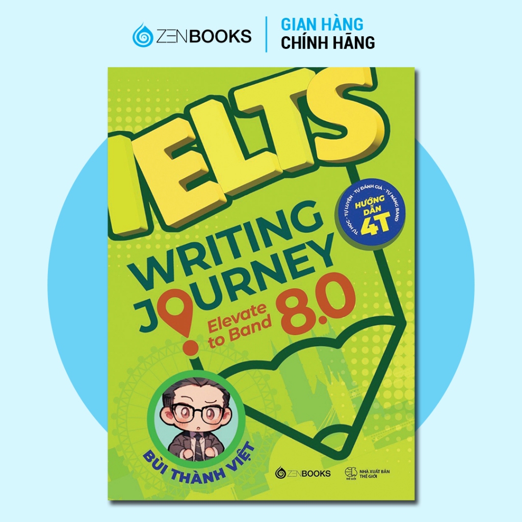 COMBO Sách 3 Quyển IELTS Writing & Essential Words (IELTS Writing From Basic to Band 6.0 TB - 8.0 & Essential Words)