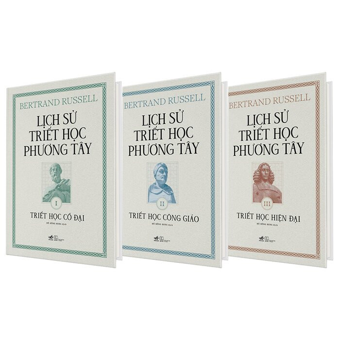(Bộ 3 Tập) Lịch Sử Triết Học Phương Tây - Bertrand Russell - Hồ Hồng Đăng dịch - (Bìa Cứng)