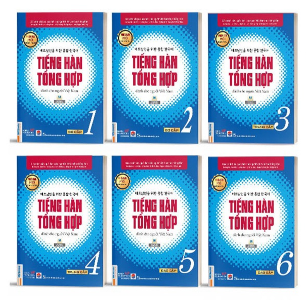 Combo 6 Tập Tiếng Hàn Tổng Hợp Dành Cho Người Việt Nam (Giáo trình+SBT) - Bản Quyền
