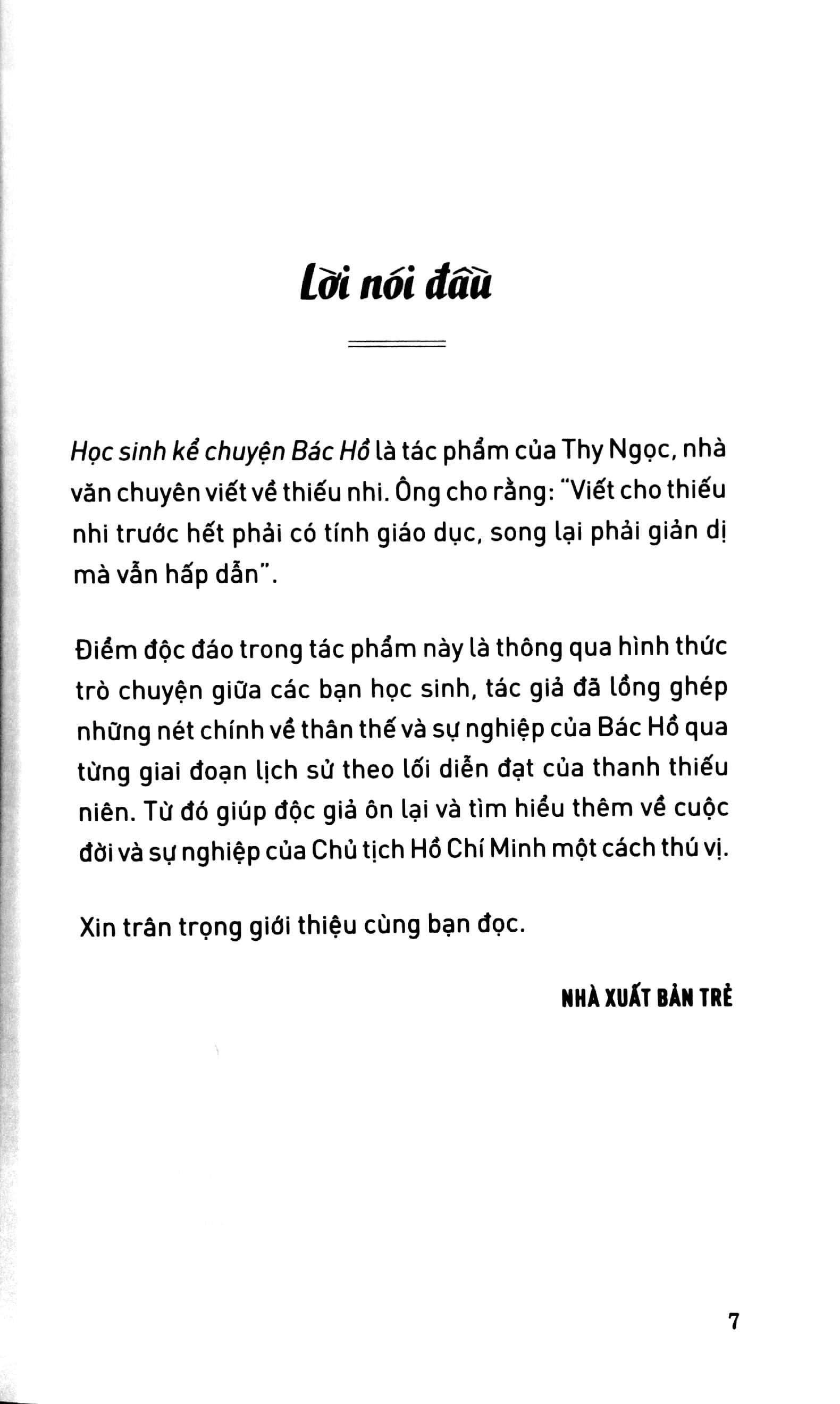 Di Sản Hồ Chí Minh - Học Sinh Kể Chuyện Bác Hồ