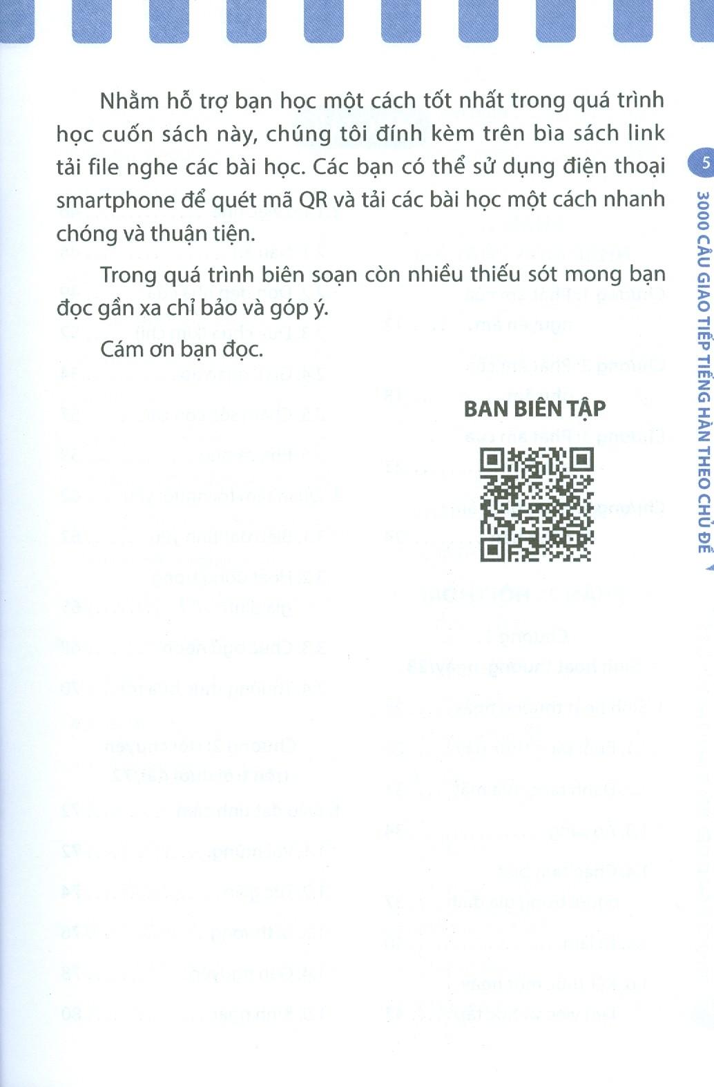 3000 Câu Giao Tiếp Tiếng Hàn Theo Chủ Đề (Sách Bản Quyền)