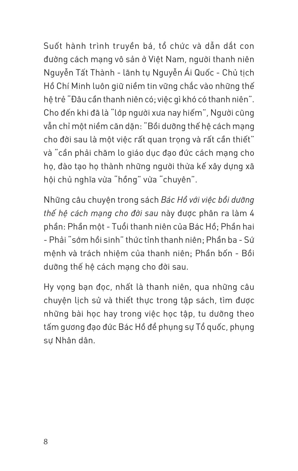 Sách - Di Sản Hồ Chí Minh - Bác Hồ Với Việc Bồi Dưỡng Thế Hệ Cách Mạng Cho Đời Sau
