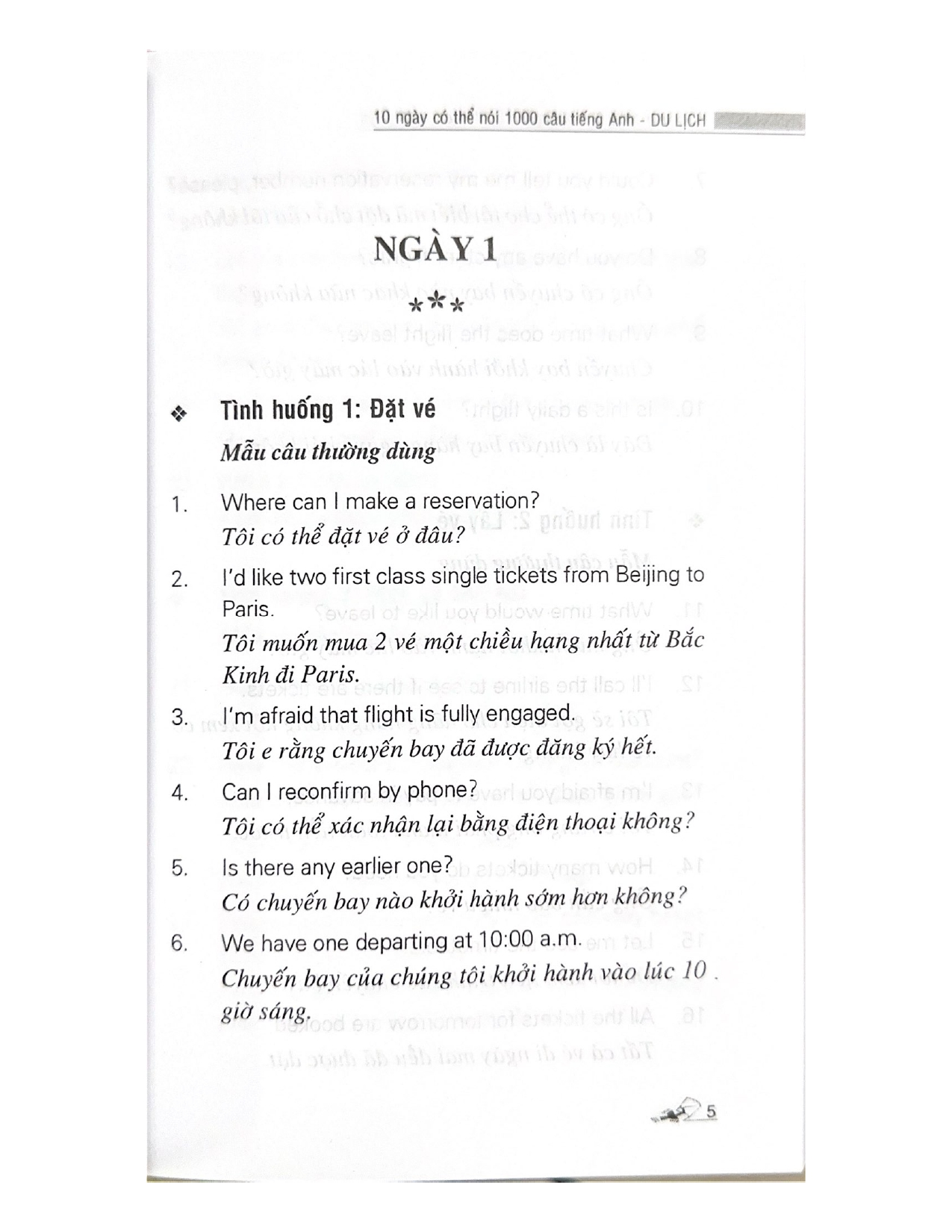 10 Ngày Có Thể Nói 1000 Câu Tiếng Anh Du Lịch (Kèm CD) - Vanlangbooks