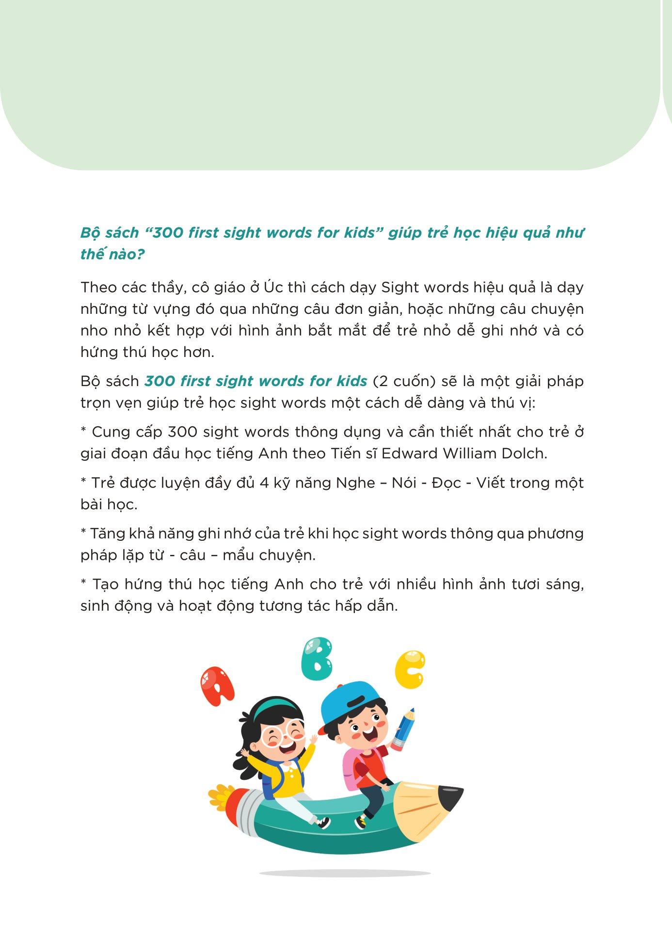 300 First Sight Words For Kids - 2