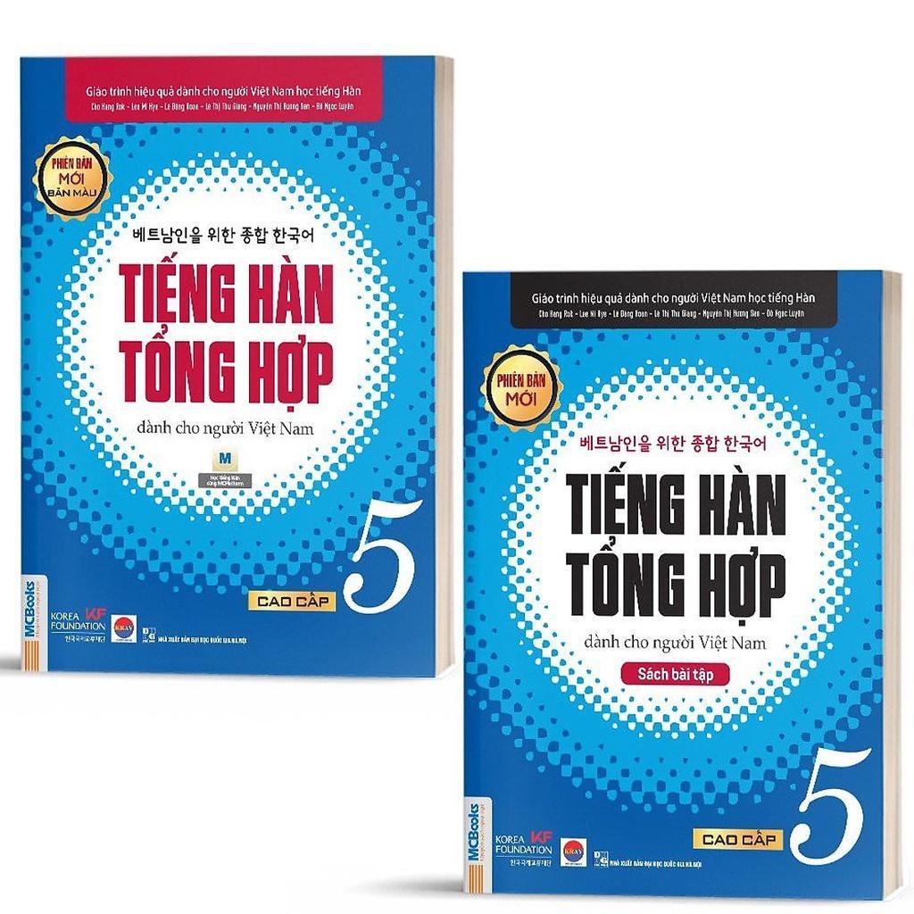 Combo Tiếng Hàn Tổng Hợp Dành Cho Người Việt Nam Tập 1-6 - Giáo Trình Kèm Bài Tập - Bản Quyền