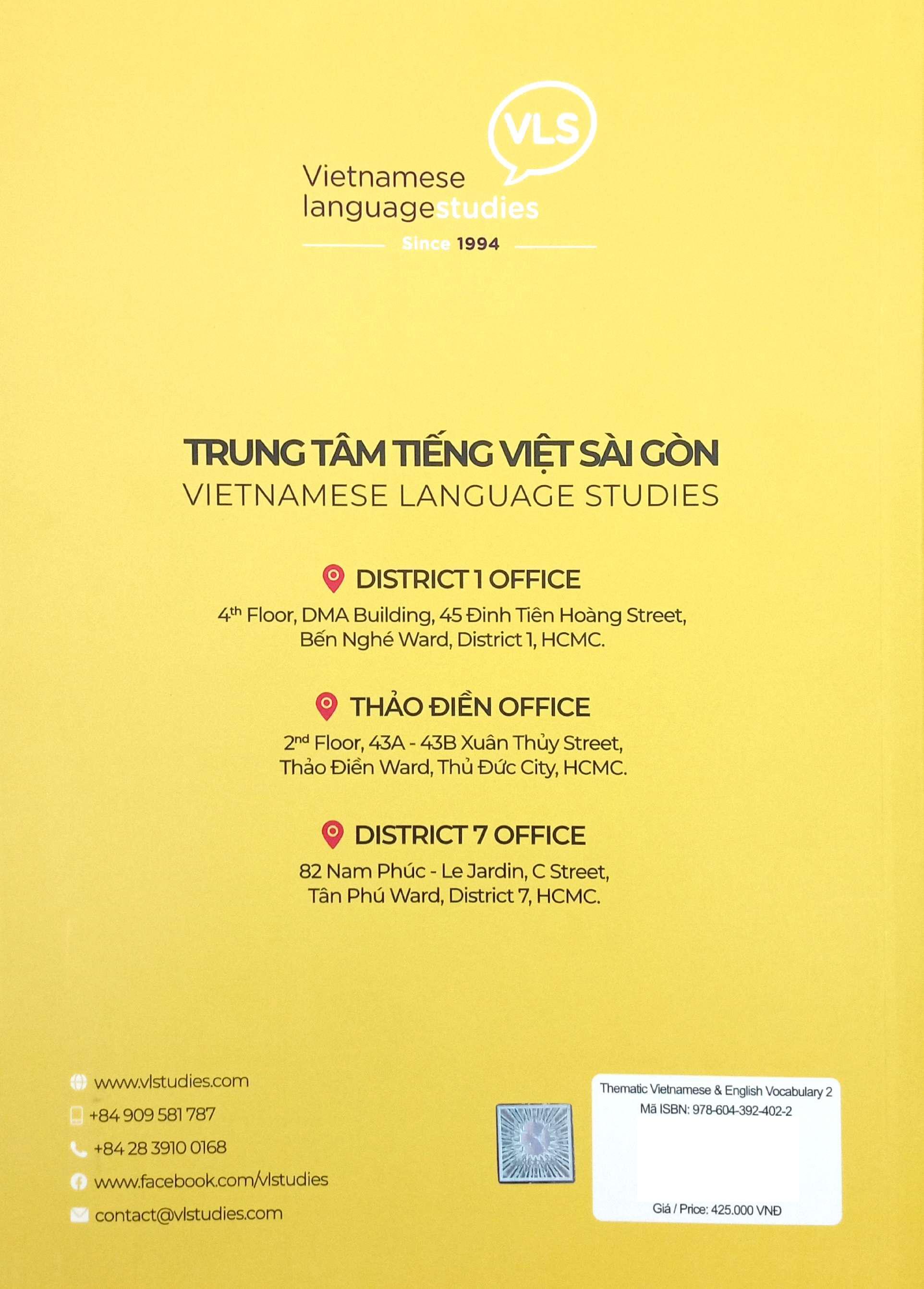 Sách - The Matic Vietnamese & English Vocabulary 2