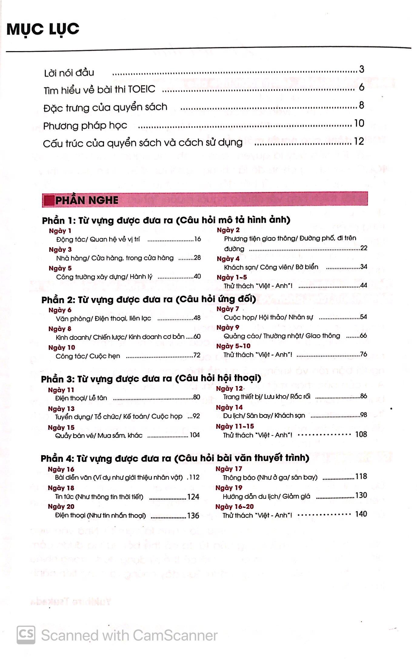 Words And Phrases The Toeic Test - Từ Và Cụm Từ Cho Kỳ Thi Toeic Test