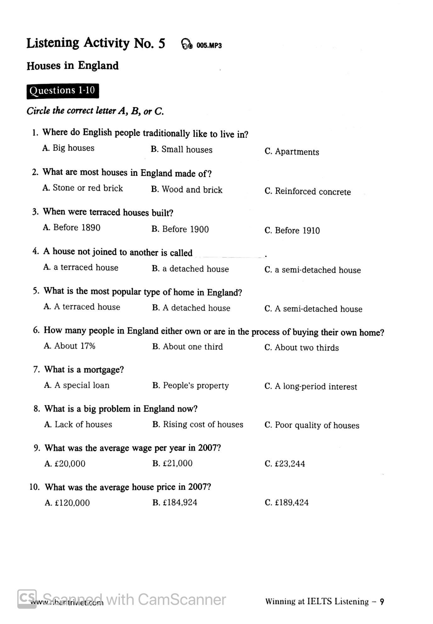 Winning At IELTS Listening (Kèm CD) (Tái Bản)