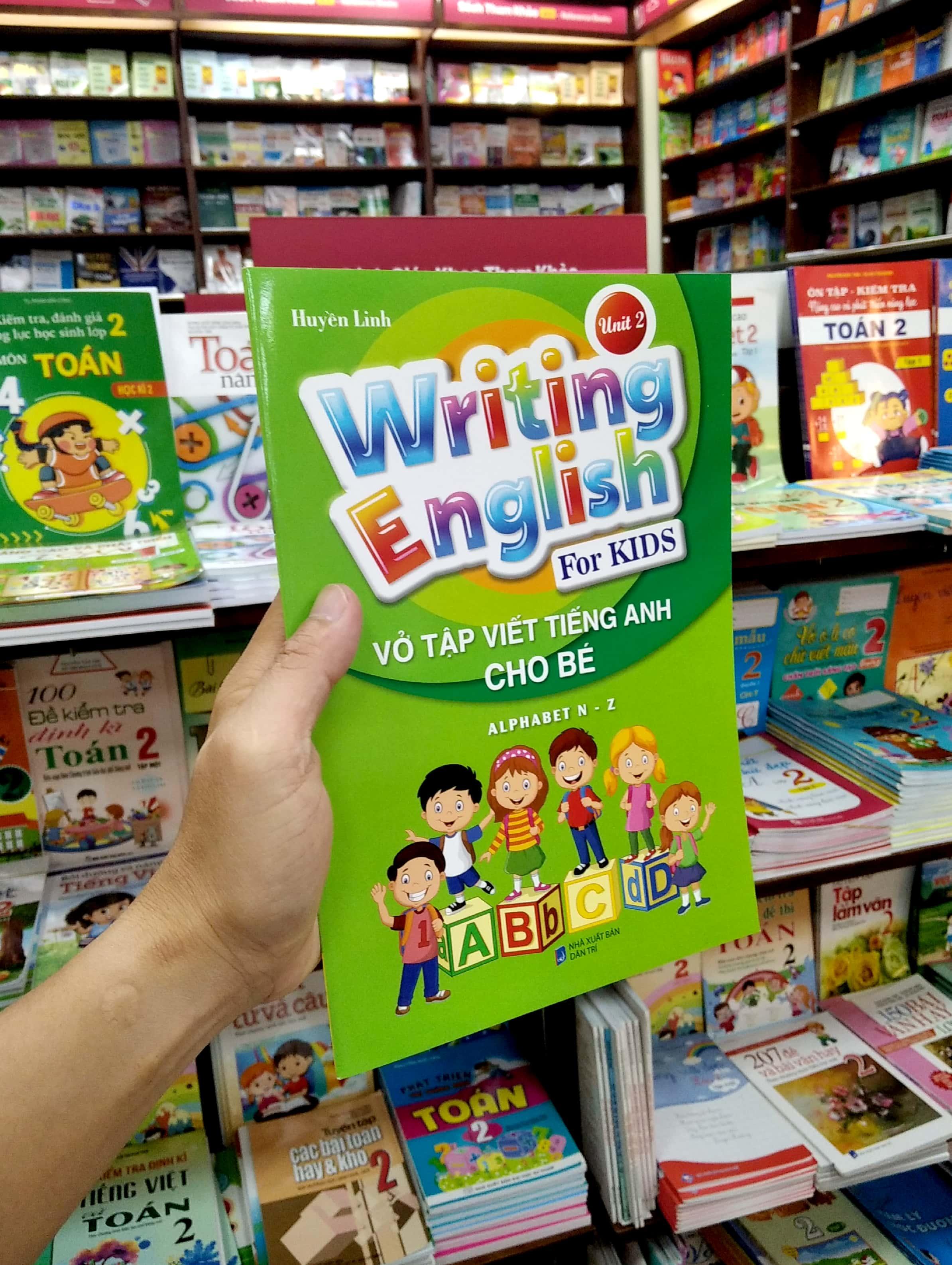 Vở Tập Viết Tiếng Anh Cho Bé - Tập 2