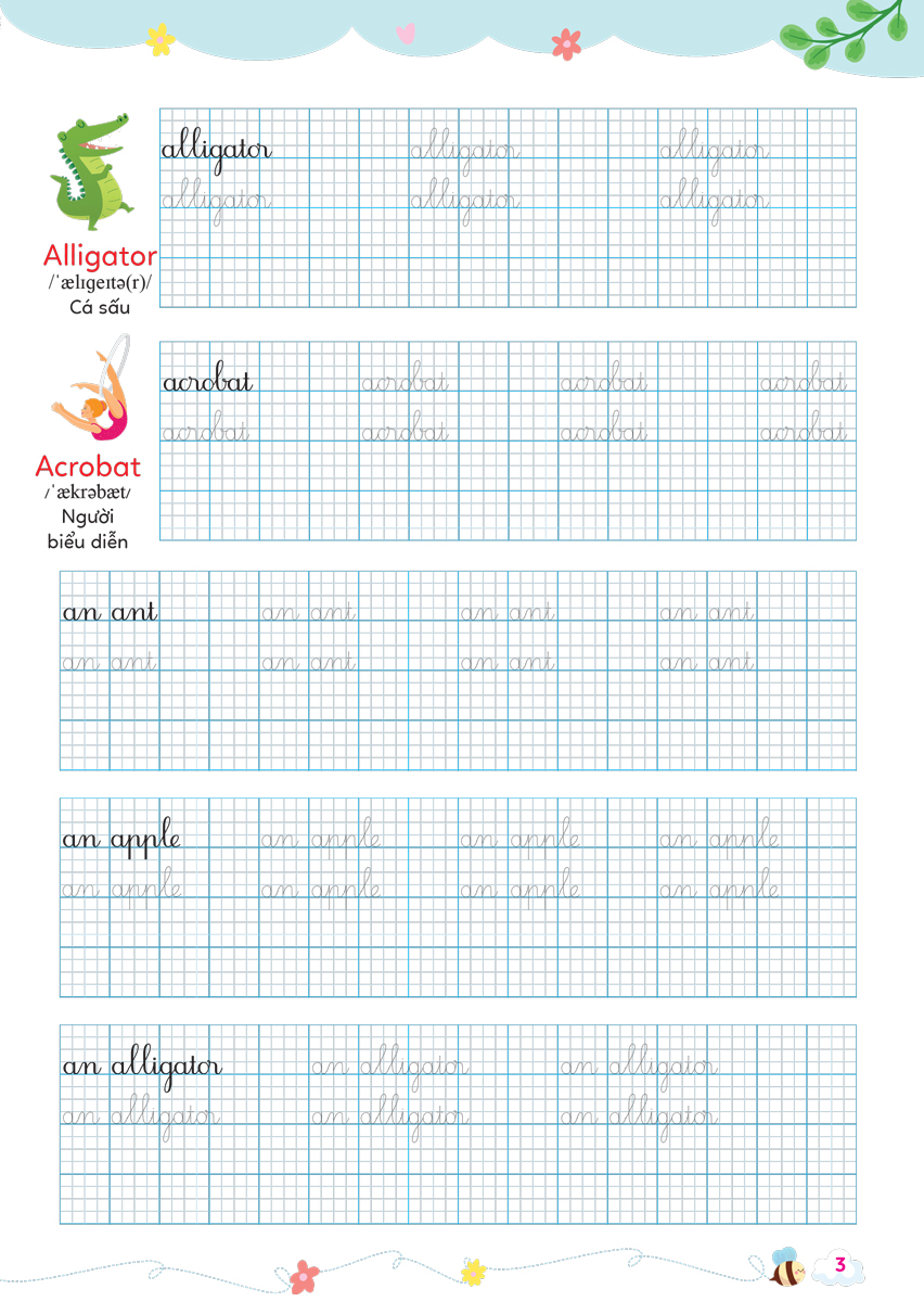 Luyện Viết Chữ Đẹp Tiếng Anh My Phonics Grade 1 - MEGA