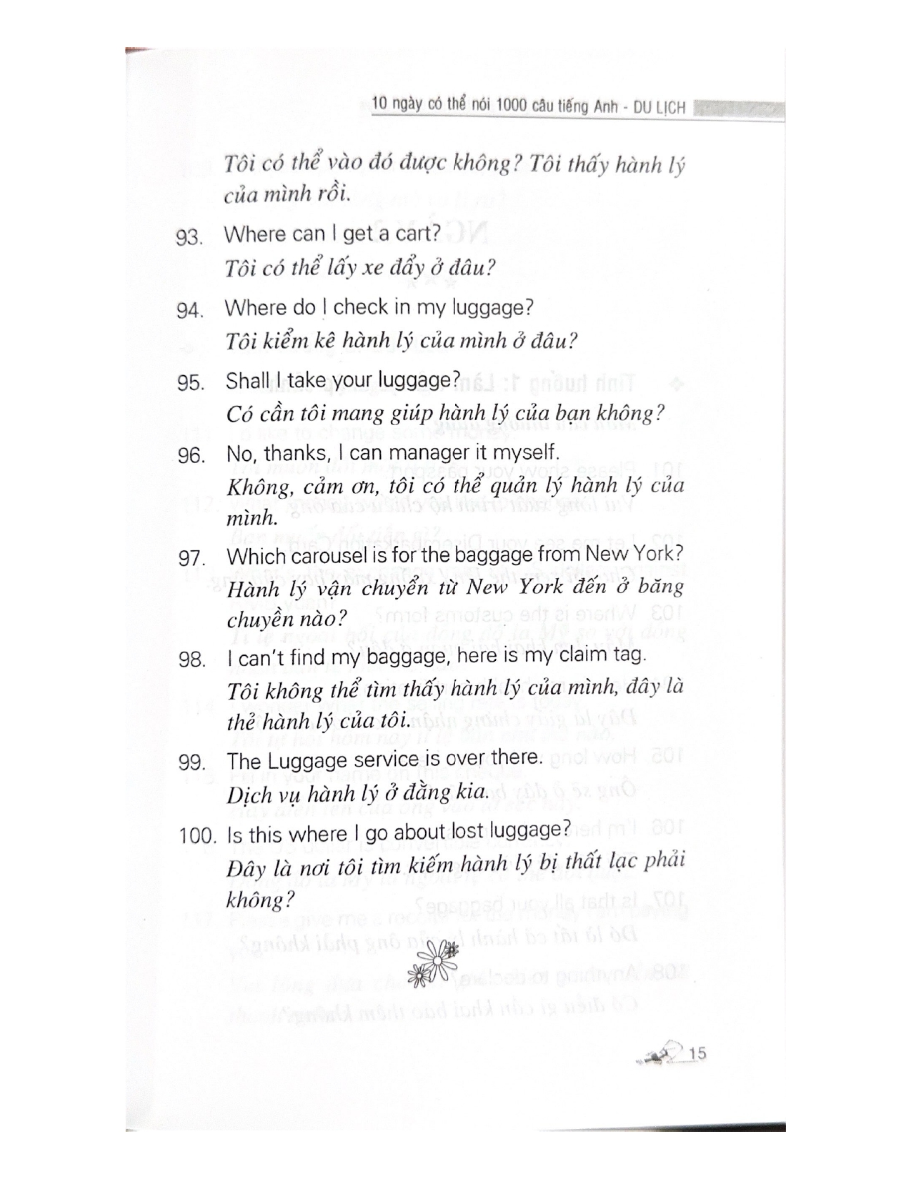 10 Ngày Có Thể Nói 1000 Câu Tiếng Anh Du Lịch (Kèm CD) - Vanlangbooks