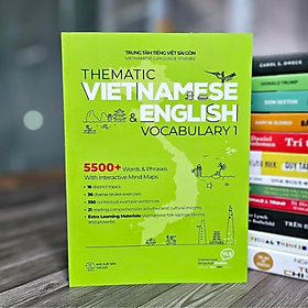 Combo/Lẻ Sách Thematic Vietnamese & English Vocabulary 1+2 - Alpha Books (SDV)