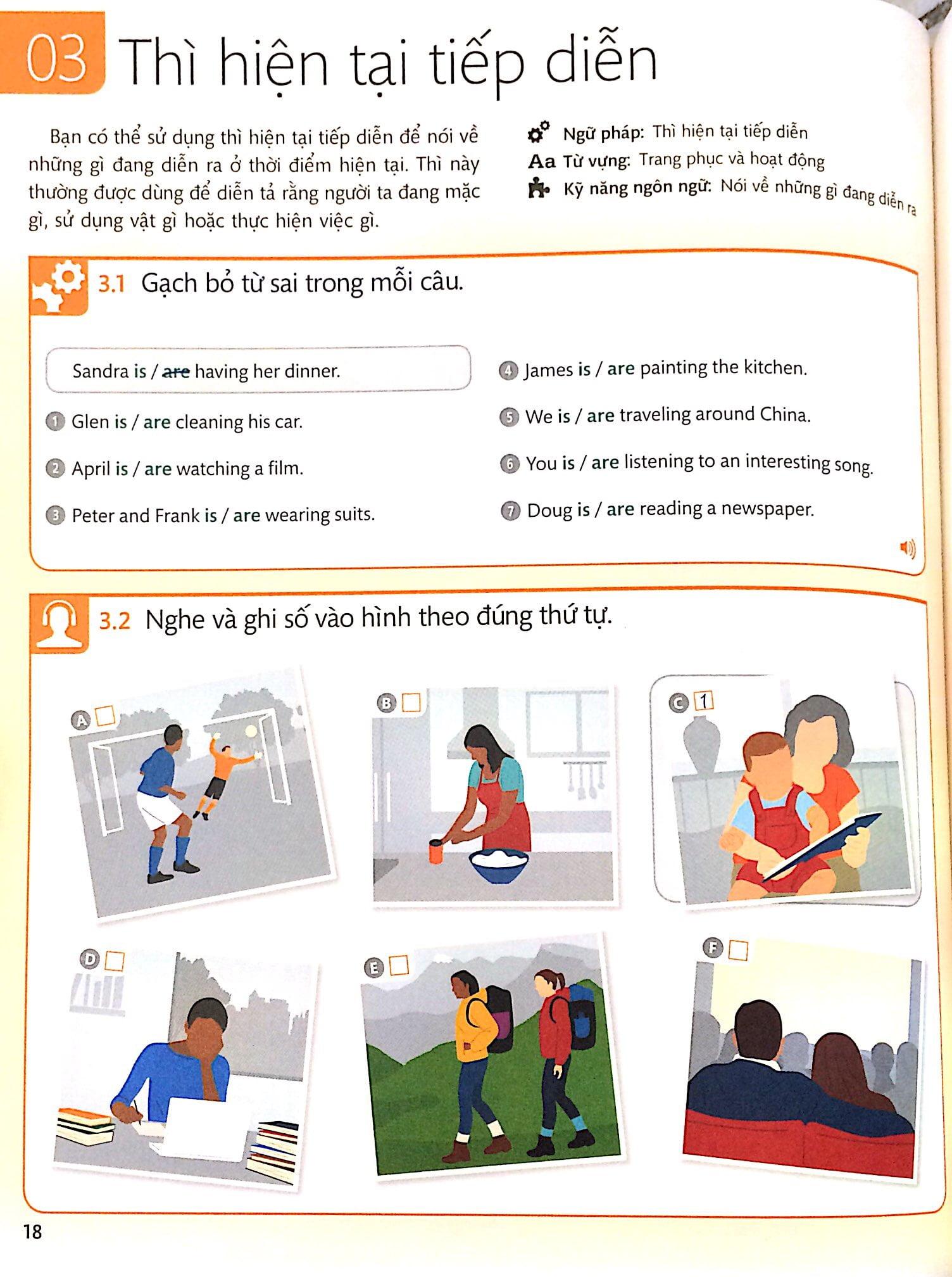 Tiếng Anh Cho Mọi Người - English For Everyone Level 2 Beginner Practice Book (Kèm CD)