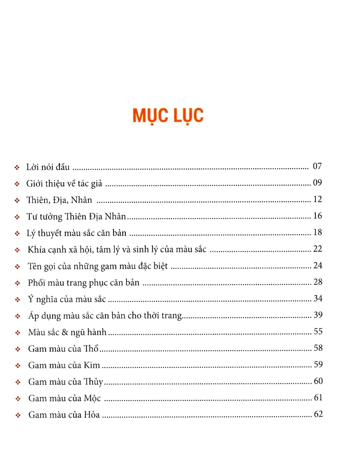 Màu Sắc Theo Phong Thủy Đông Tây