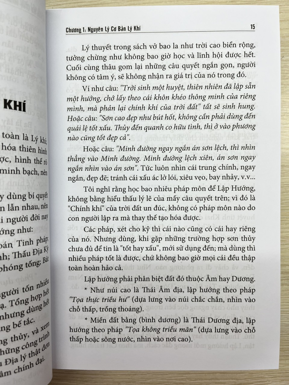 Quyết Địa Tinh Thư - Lập Hướng
