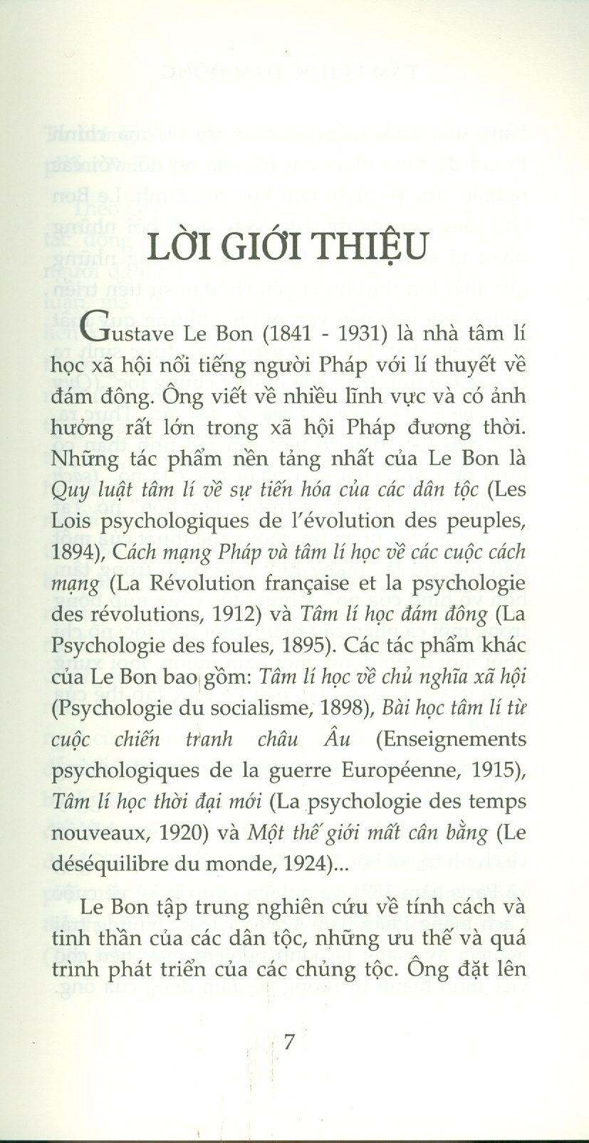 TÂM LÍ HỌC ĐÁM ĐÔNG - Cùng Tâm Lí Đám Đông Và Phân Tích Cái Tôi Của Của S. FREUD (Tái bản lần thứ mười bốn - năm 2022) - Tủ Sách Tinh Hoa