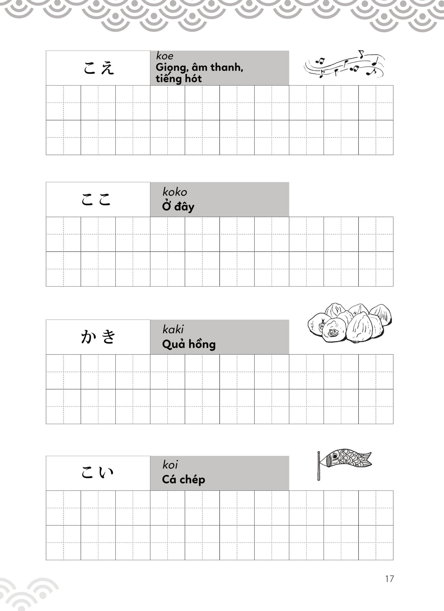 Tập Viết Tiếng Nhật Bảng Chữ Cái Hiragana