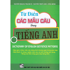 Từ Điển Các Mẫu Câu Trong Tiếng Anh 