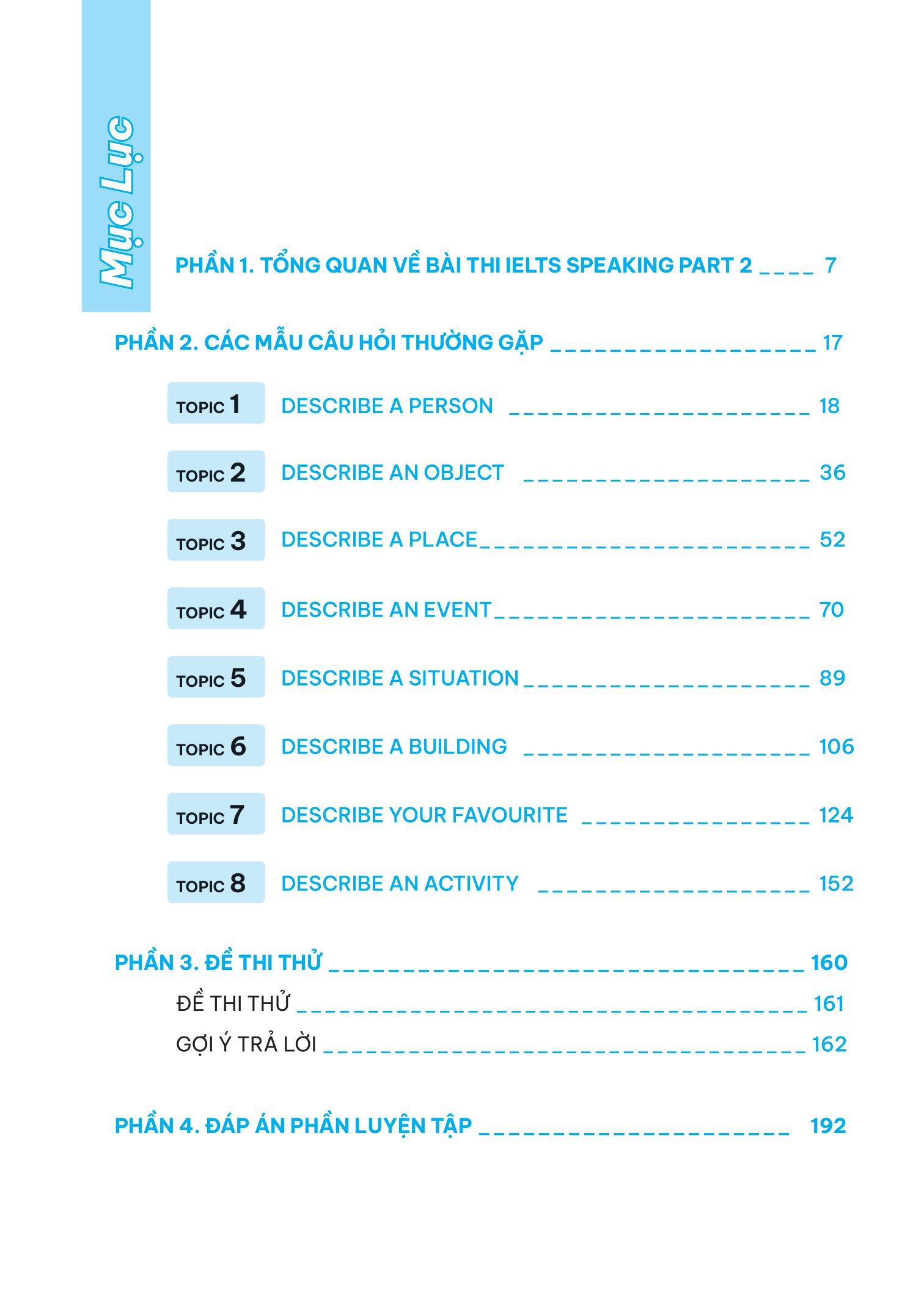 Ielts Go - Speaking Part 2 - Ý Tưởng Hay Để Trả Lời Tất Cả Các Câu Hỏi