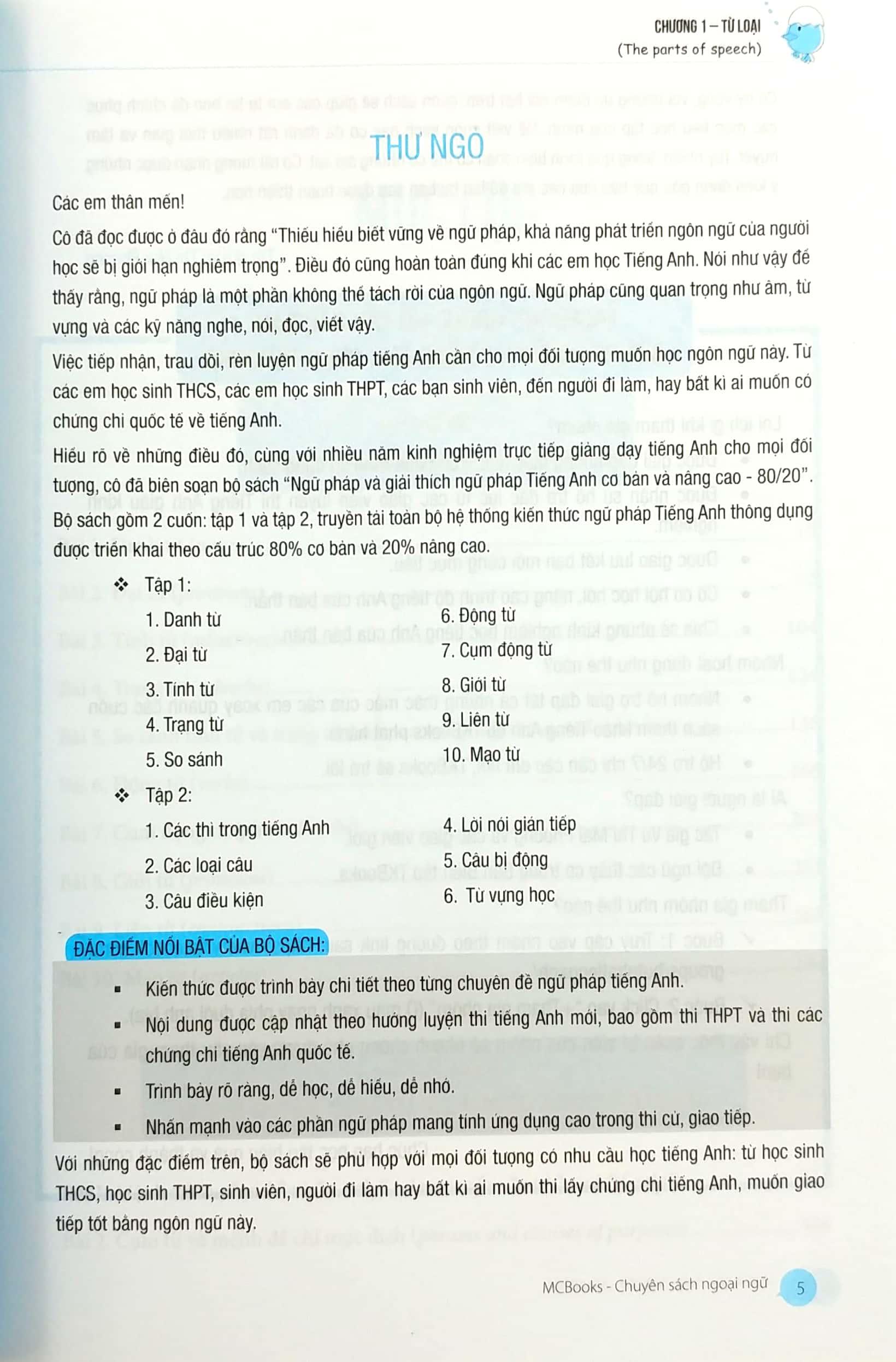 Ngữ Pháp Và Giải Thích Ngữ Pháp Tiếng Anh Cơ Bản Và Nâng Cao (Tập 1)