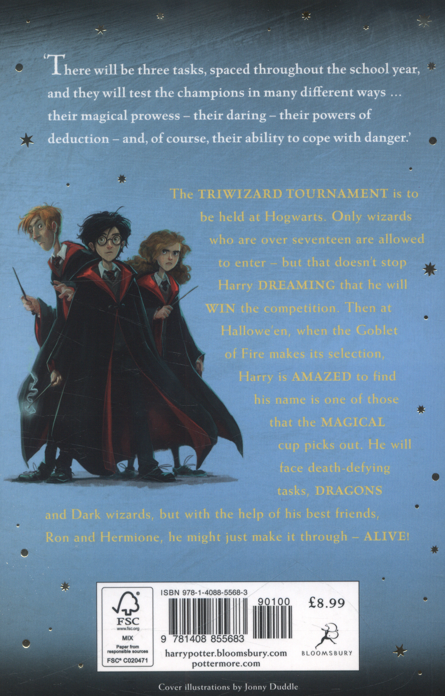 Tiểu thuyết thiếu niên tiếng Anh: Harry Potter and the Goblet of Fire, Children