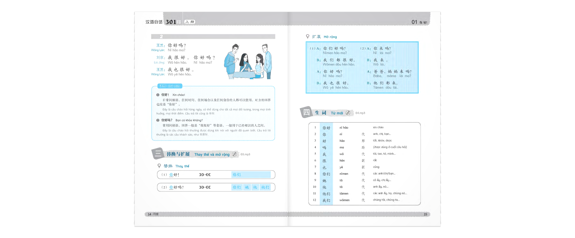 301 Câu Đàm Thoại Tiếng Trung Quốc - Tập 1 (Tặng Kèm CD Hoặc File MP3) (Tái Bản)