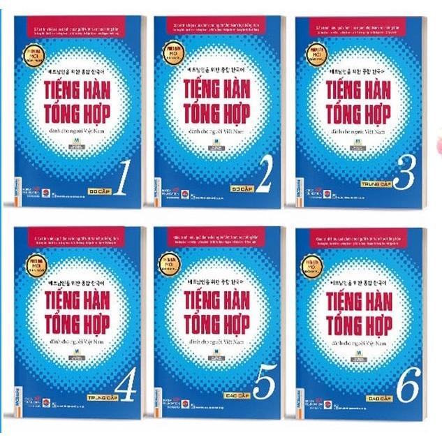 Combo Tiếng Hàn Tổng Hợp Dành Cho Người Việt Nam Tập 1-6 - Giáo Trình Kèm Bài Tập - Bản Quyền