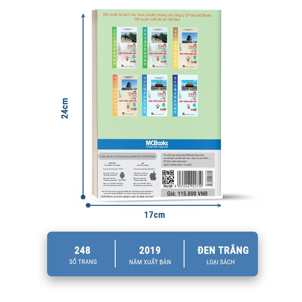 Sách - Giáo Trình Hán Ngữ 2 Tập 1 Quyển Hạ - Học Kèm App Online - MCBooks