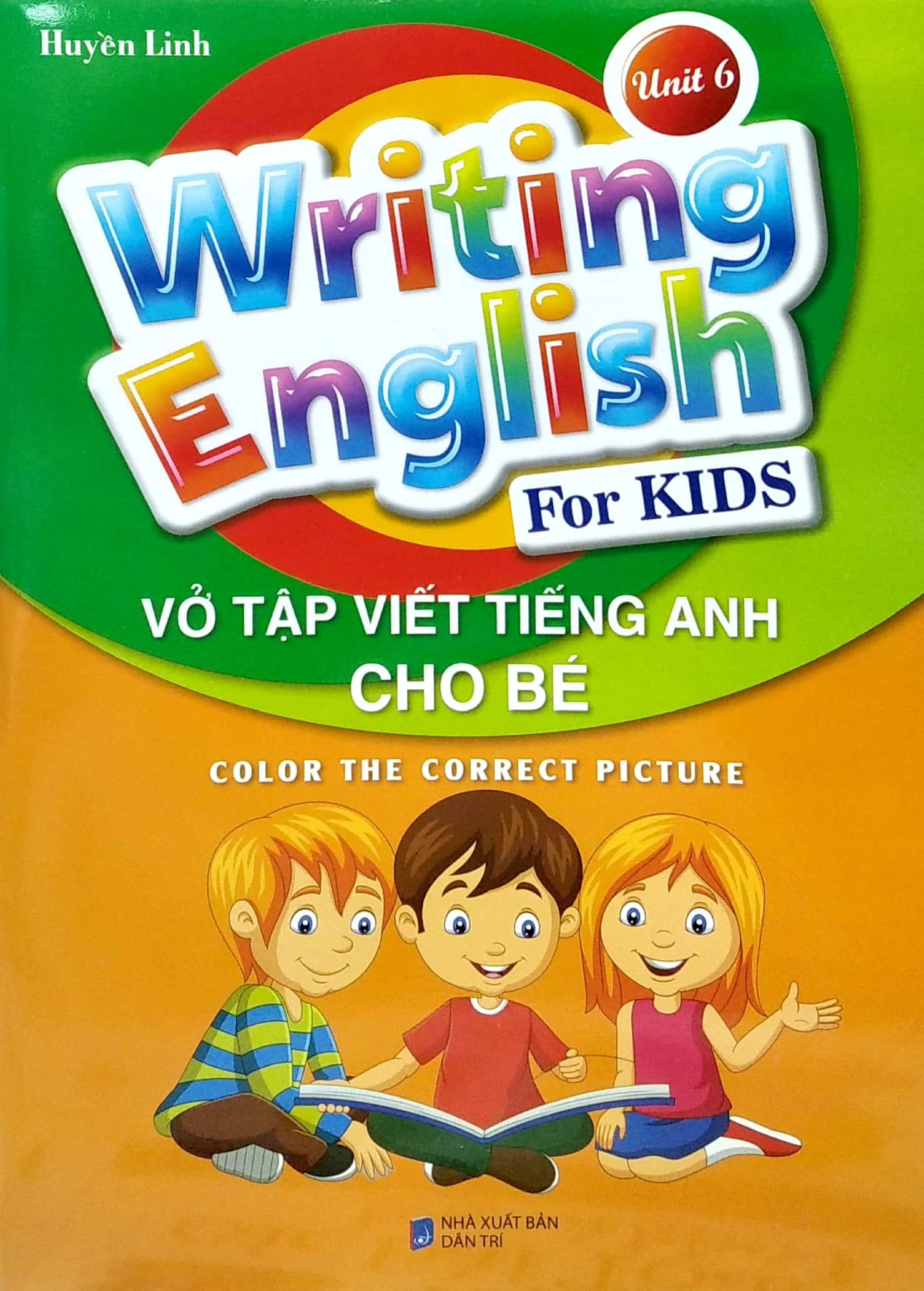 Vở Tập Viết Tiếng Anh Cho Bé - Tập 6