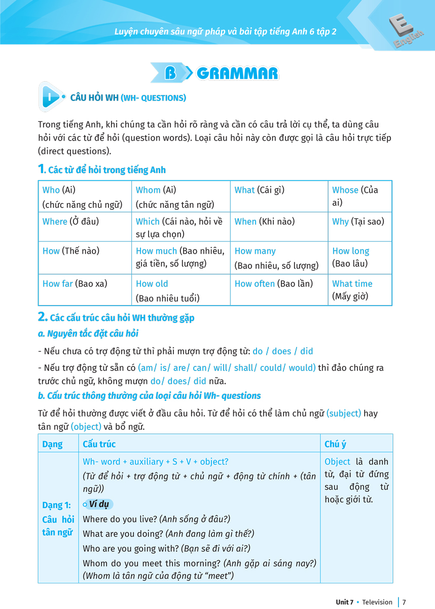 Luyện Chuyên Sâu Ngữ Pháp Và Bài Tập Tiếng Anh 6 - Tập 2 (Theo Chương Trình Global Success) _MEGA