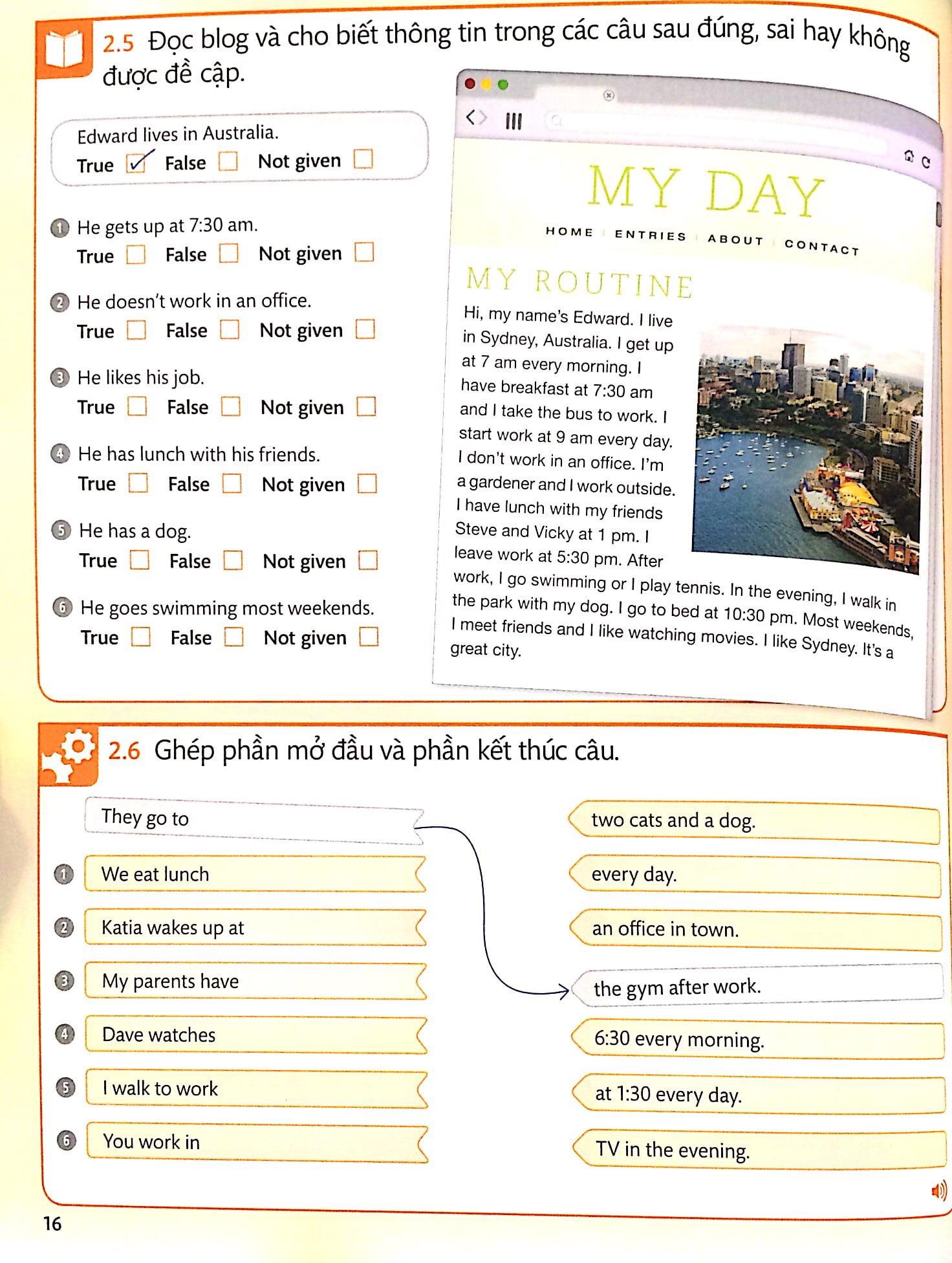 Tiếng Anh Cho Mọi Người - English For Everyone Level 2 Beginner Practice Book (Kèm CD)