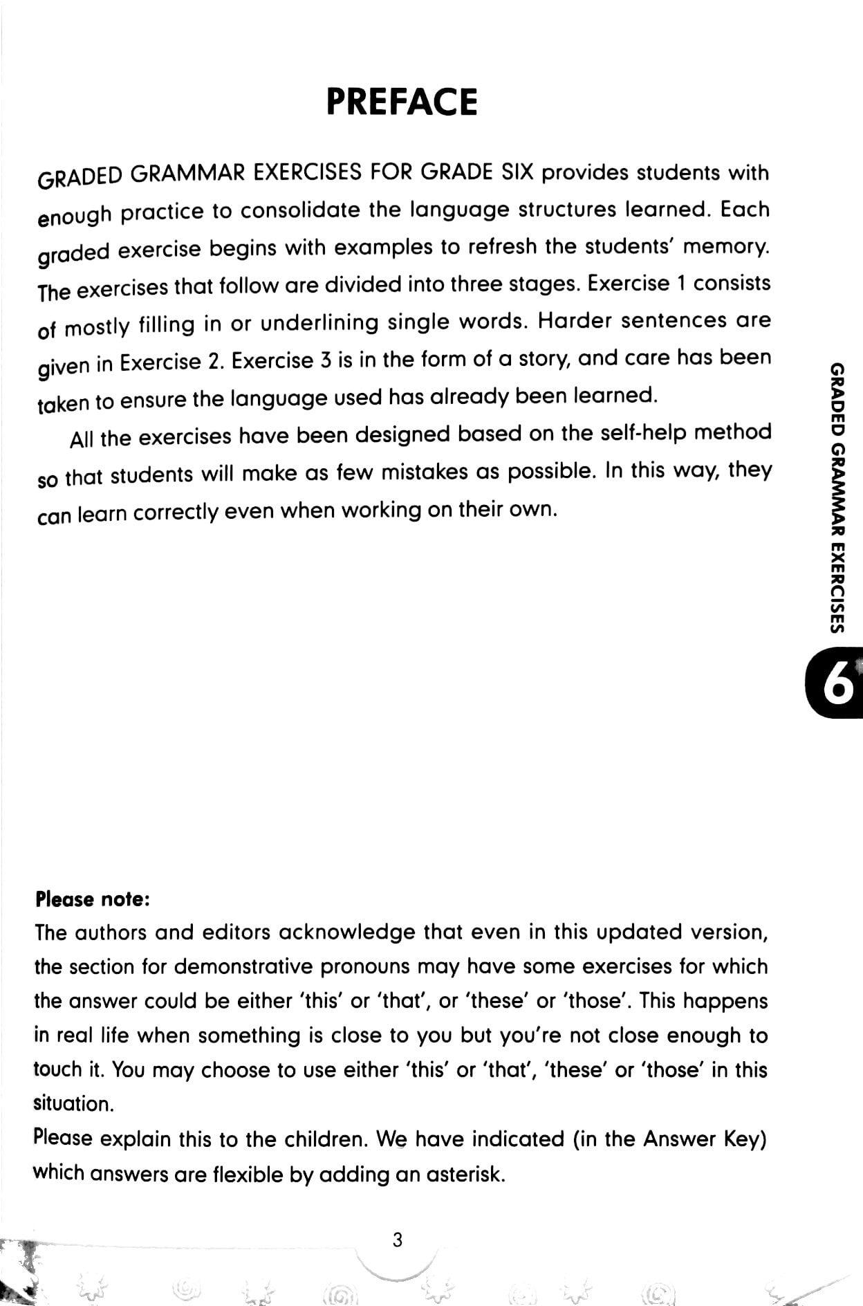 Graded Grammar Exercises 6